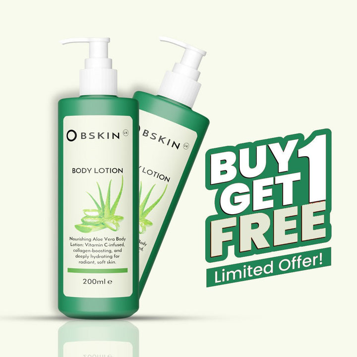 Buy Best Obskin Aloe Vera Body Lotion 200ml Buy 1 Get 1 Deal Online In Pakistan - Obskin UK