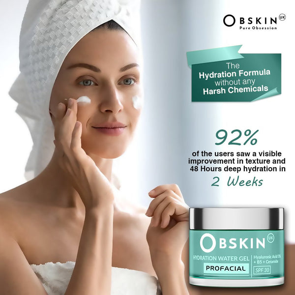 Buy Best Obskin Hydration Water Gel Cream with SPF 30 Online In Pakistan - Obskin UK