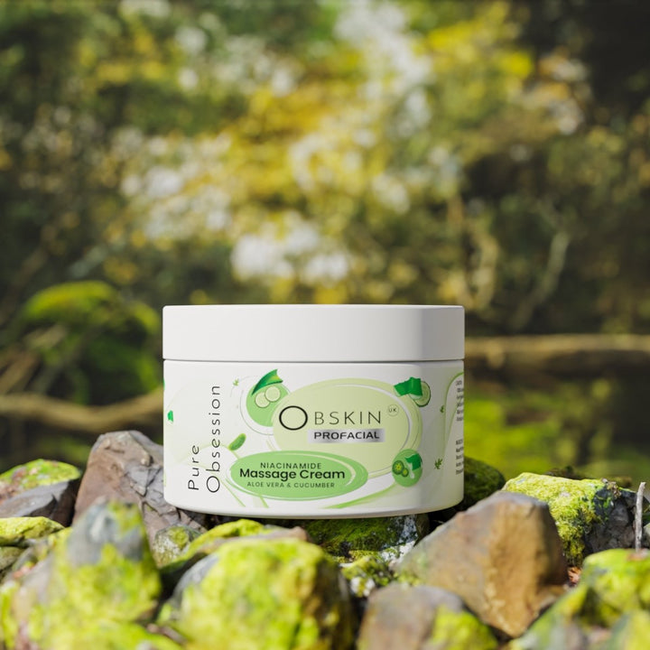 Buy Best Niacinamide Massage Cream with Aloe Vera and Cucumber Online In Pakistan - Obskin UK